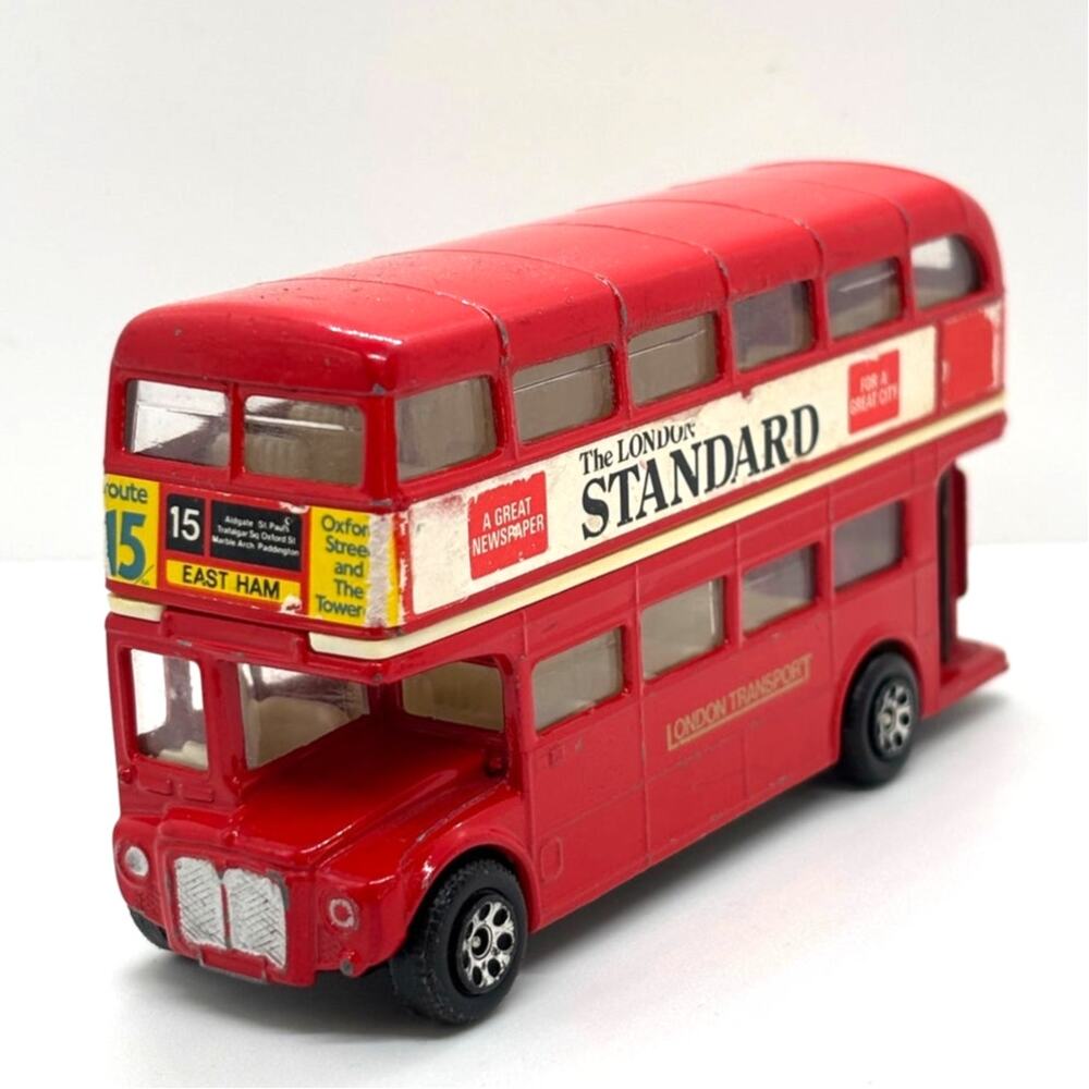 Vintage Corgi Diecast The London Standard Red Transport Double Decker Bus, Toy